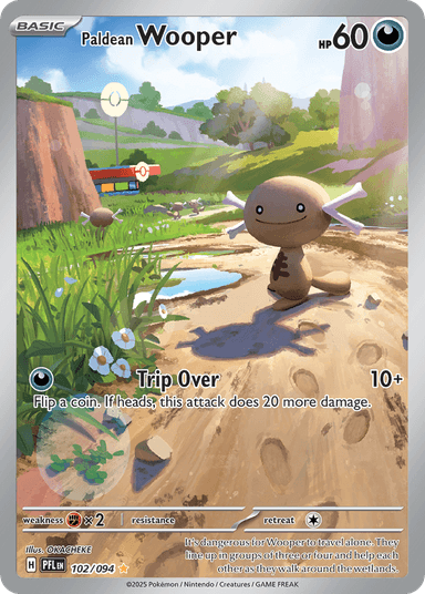 Paldean Wooper, Phantasmal Flames 102