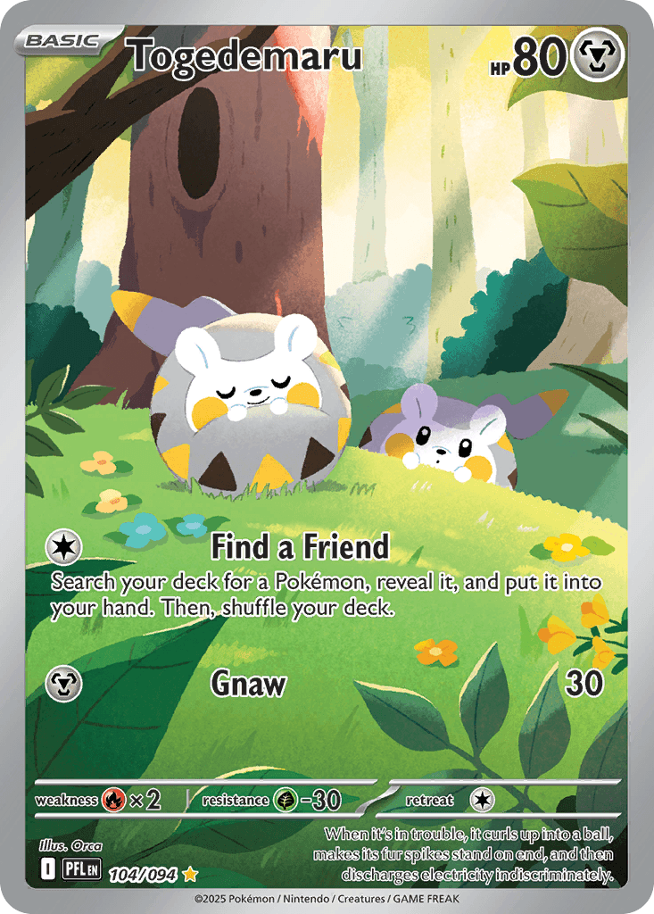 Togedemaru, Phantasmal Flames 104