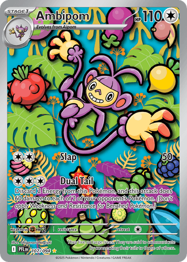 Ambipom, Phantasmal Flames 107