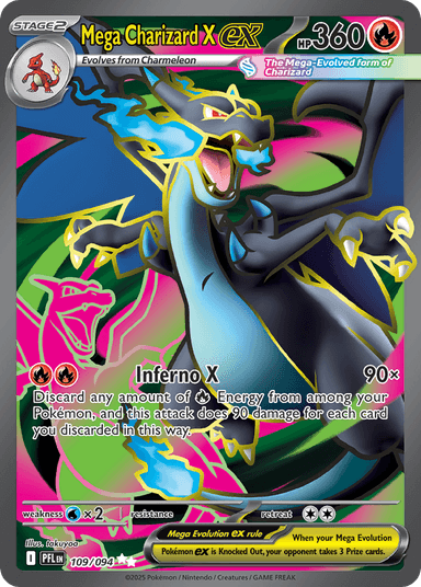 Mega Charizard X ex, Phantasmal Flames 109