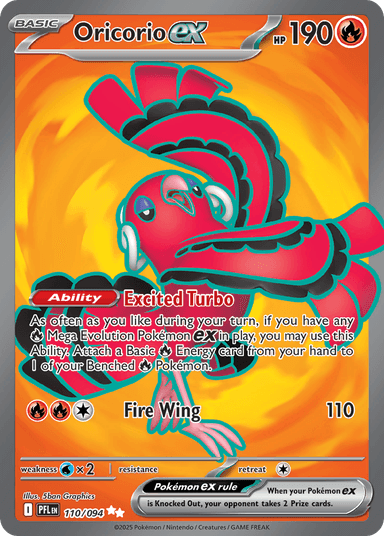 Oricorio ex, Phantasmal Flames 110