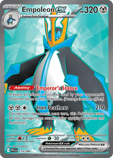 Empoleon ex, Phantasmal Flames 114