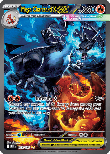 Mega Charizard X ex, Phantasmal Flames 125