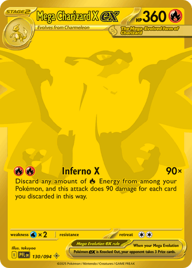 Mega Charizard X ex, Phantasmal Flames 130