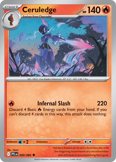 Ceruledge, Phantasmal Flames 20