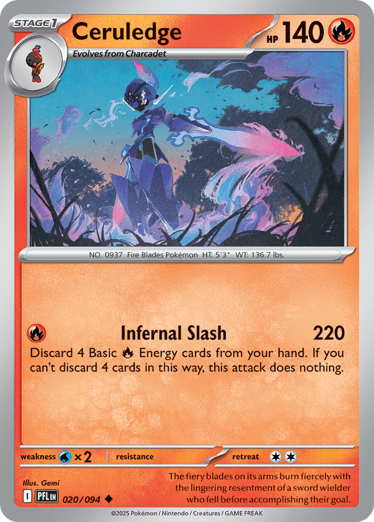 Ceruledge, Phantasmal Flames 20