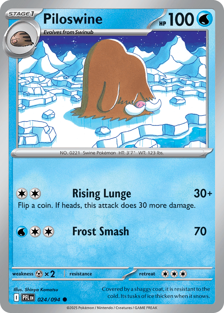 Piloswine, Phantasmal Flames 24
