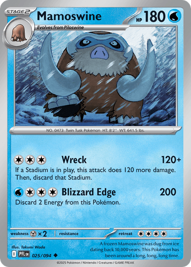 Mamoswine, Phantasmal Flames 25