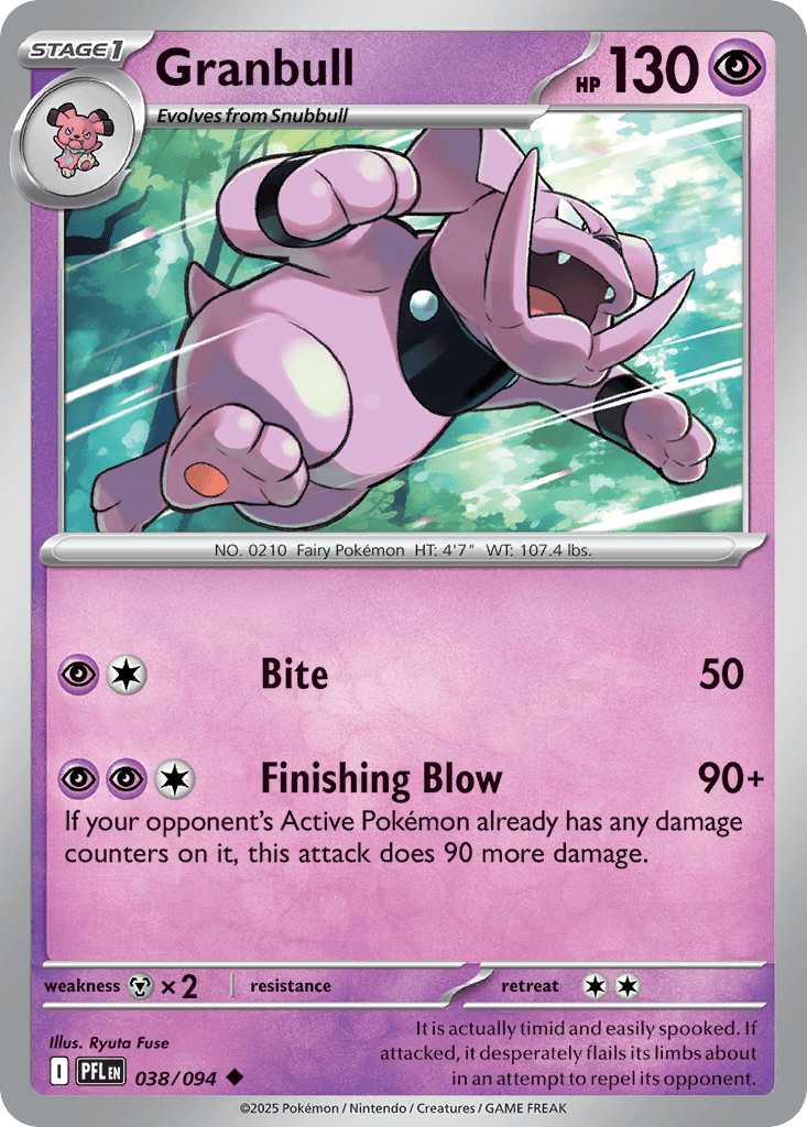 Granbull, Phantasmal Flames 38
