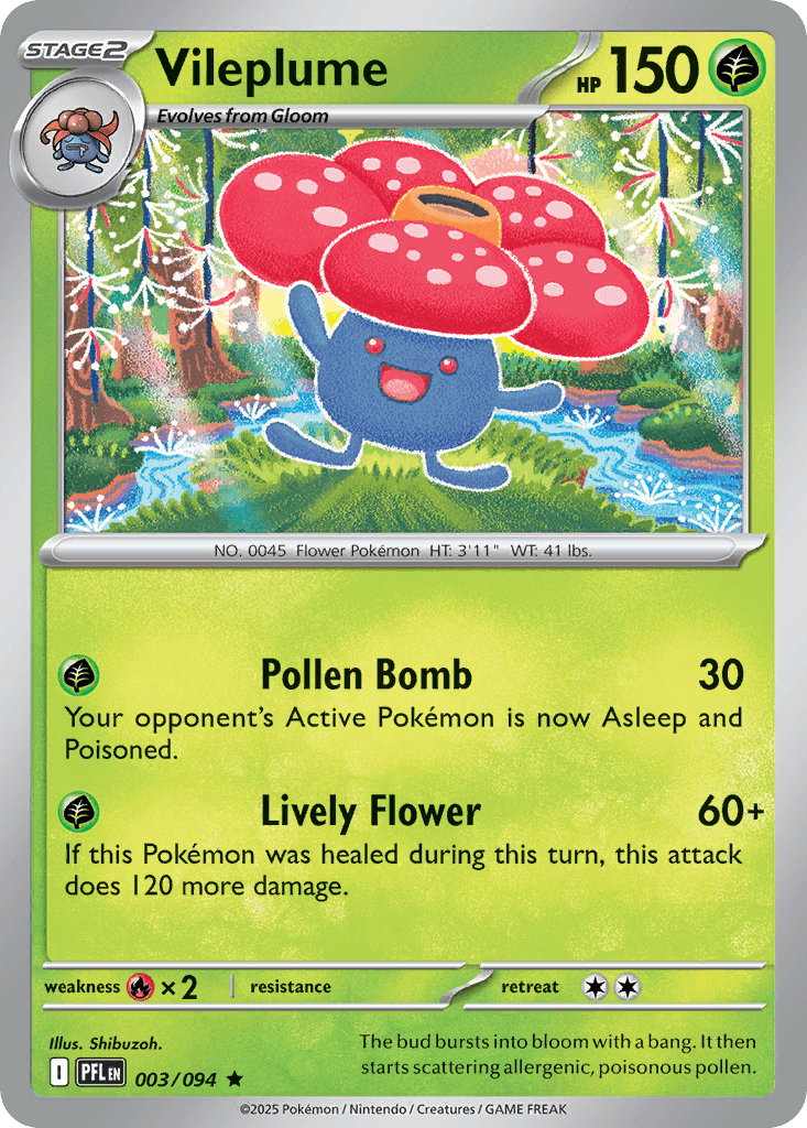 Vileplume, Phantasmal Flames 3