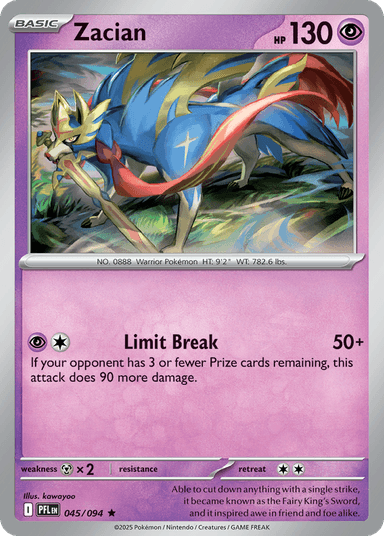 Zacian, Phantasmal Flames 45