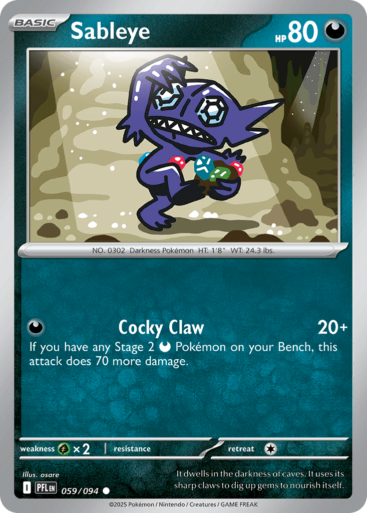 Sableye, Phantasmal Flames 59