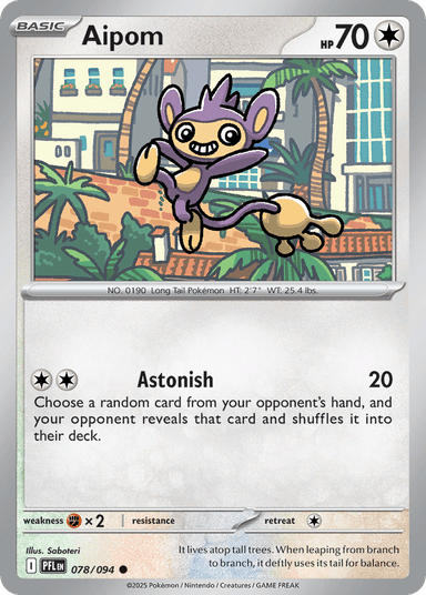 Aipom, Phantasmal Flames 78