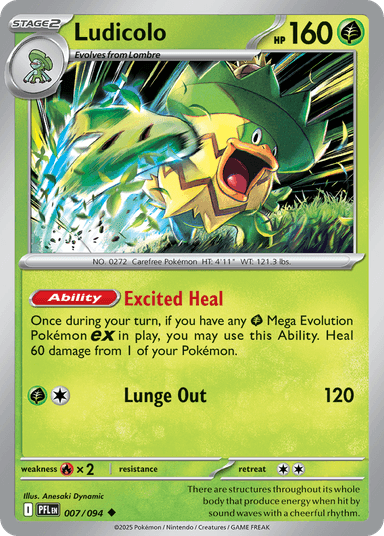 Ludicolo, Phantasmal Flames 7