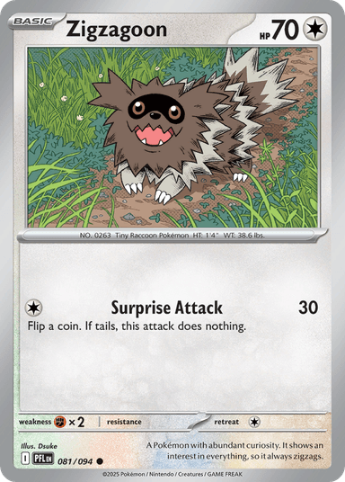 Zigzagoon, Phantasmal Flames 81