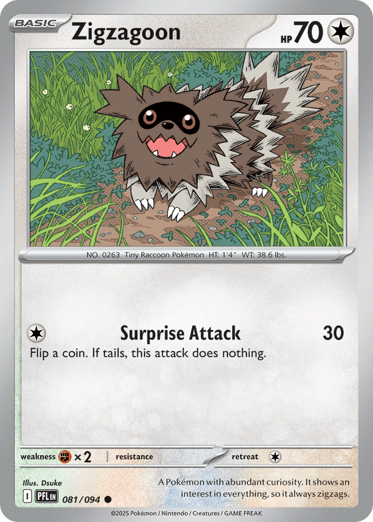 Zigzagoon, Phantasmal Flames 81
