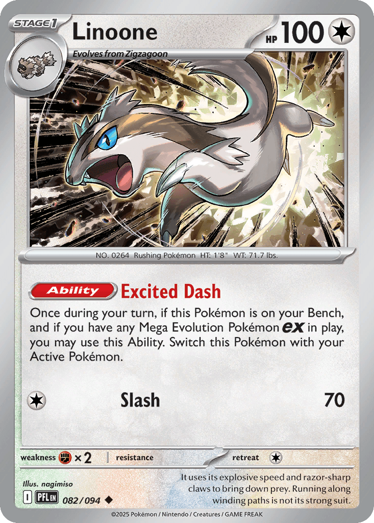 Linoone, Phantasmal Flames 82