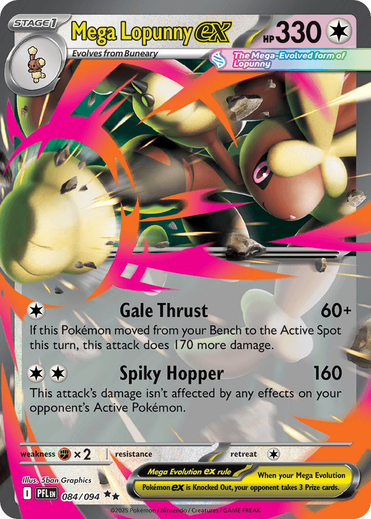 Mega Lopunny ex, Phantasmal Flames 84