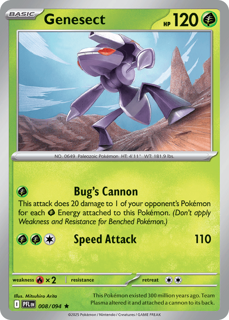 Genesect, Phantasmal Flames 8