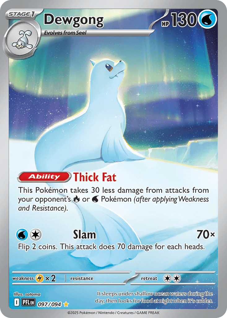 Dewgong, Phantasmal Flames 97