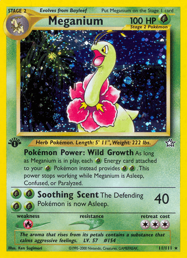 Meganium, Neo Genesis 11