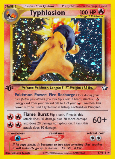 Typhlosion, Neo Genesis 17