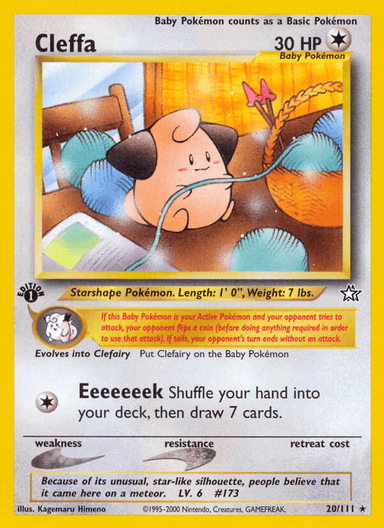 Cleffa, Neo Genesis 20