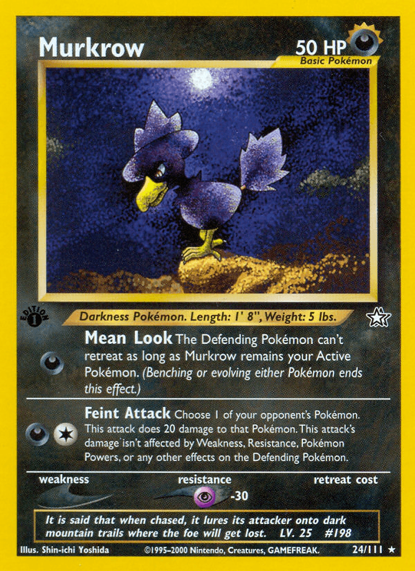 Murkrow, Neo Genesis 24