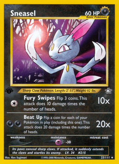 Sneasel, Neo Genesis 25