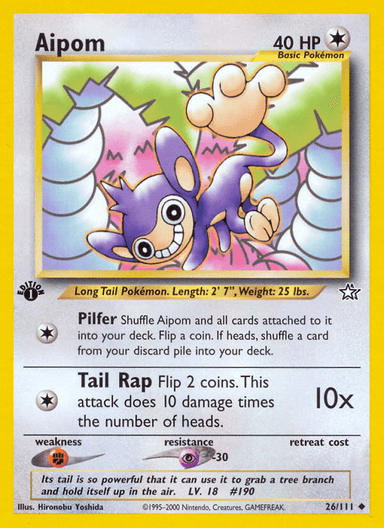 Aipom, Neo Genesis 26