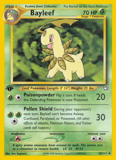 Bayleef, Neo Genesis 28