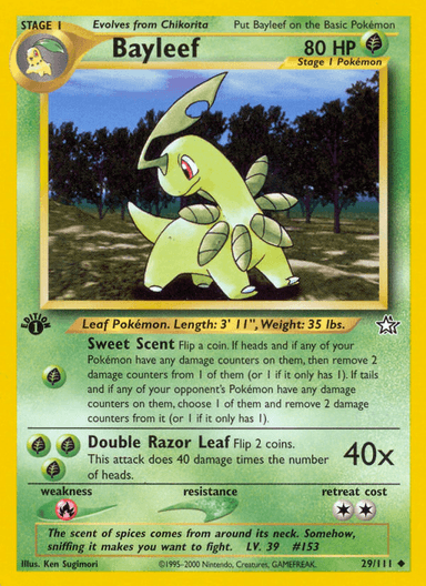 Bayleef, Neo Genesis 29