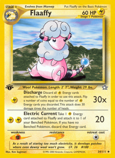 Flaaffy, Neo Genesis 34