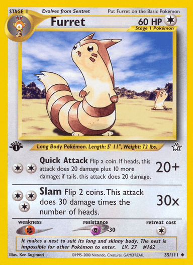 Furret, Neo Genesis 35