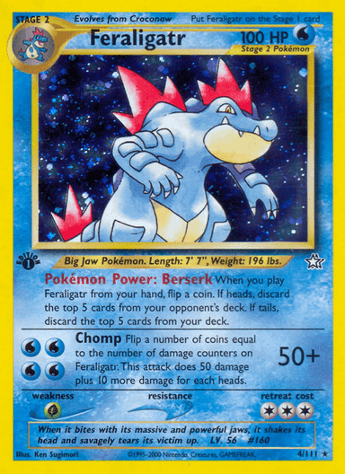 Feraligatr, Neo Genesis 4