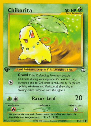 Chikorita, Neo Genesis 54