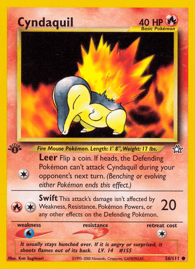 Cyndaquil, Neo Genesis 56