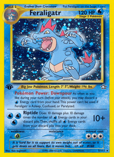 Feraligatr, Neo Genesis 5
