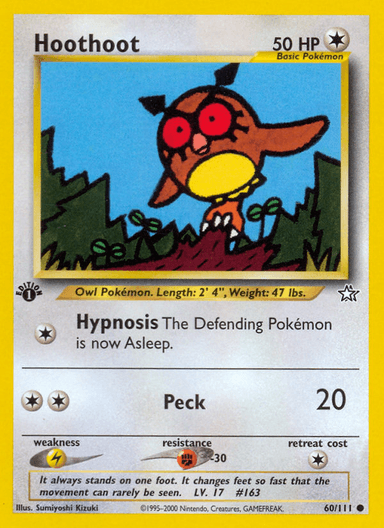 Hoothoot, Neo Genesis 60