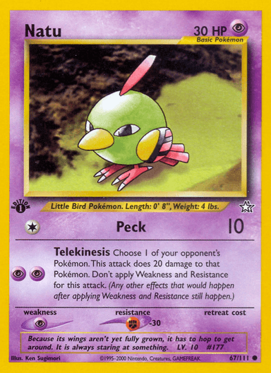 Natu, Neo Genesis 67