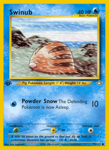 Swinub, Neo Genesis 79