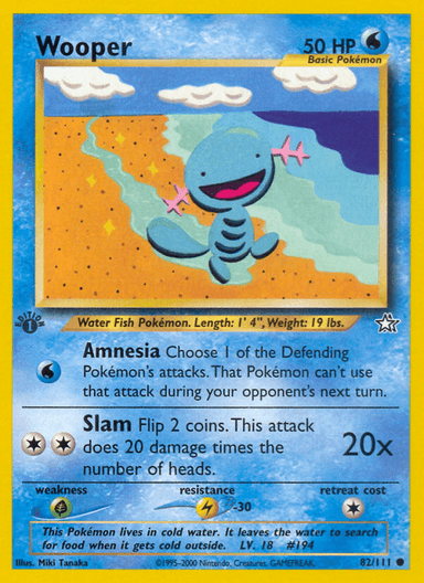 Wooper, Neo Genesis 82