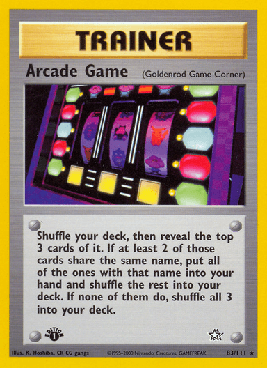 Arcade Game, Neo Genesis 83