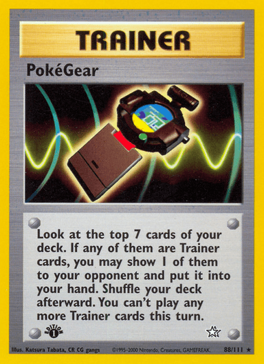 PokéGear, Neo Genesis 88