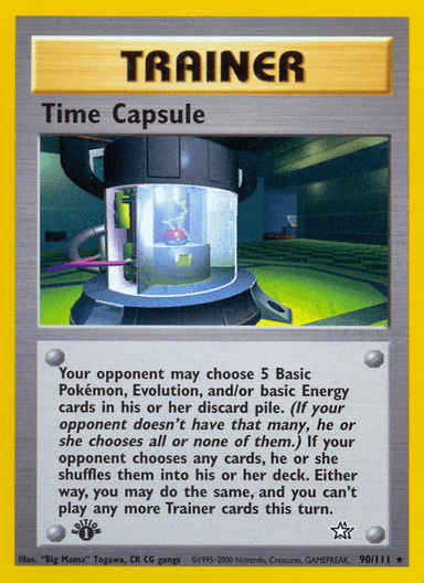 Time Capsule, Neo Genesis 90