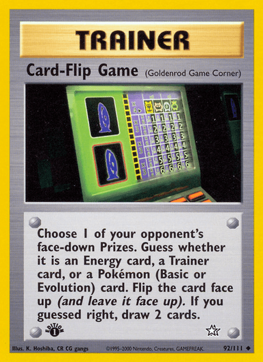 Card-Flip Game, Neo Genesis 92
