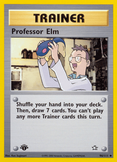 Professor Elm, Neo Genesis 96