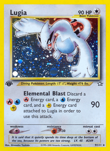 Lugia, Neo Genesis 9