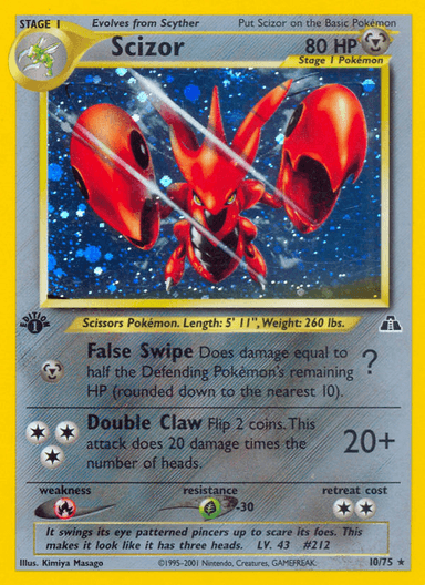 Scizor, Neo Discovery 10