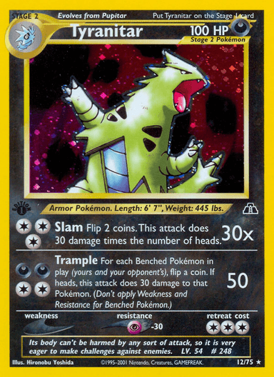 Tyranitar, Neo Discovery 12